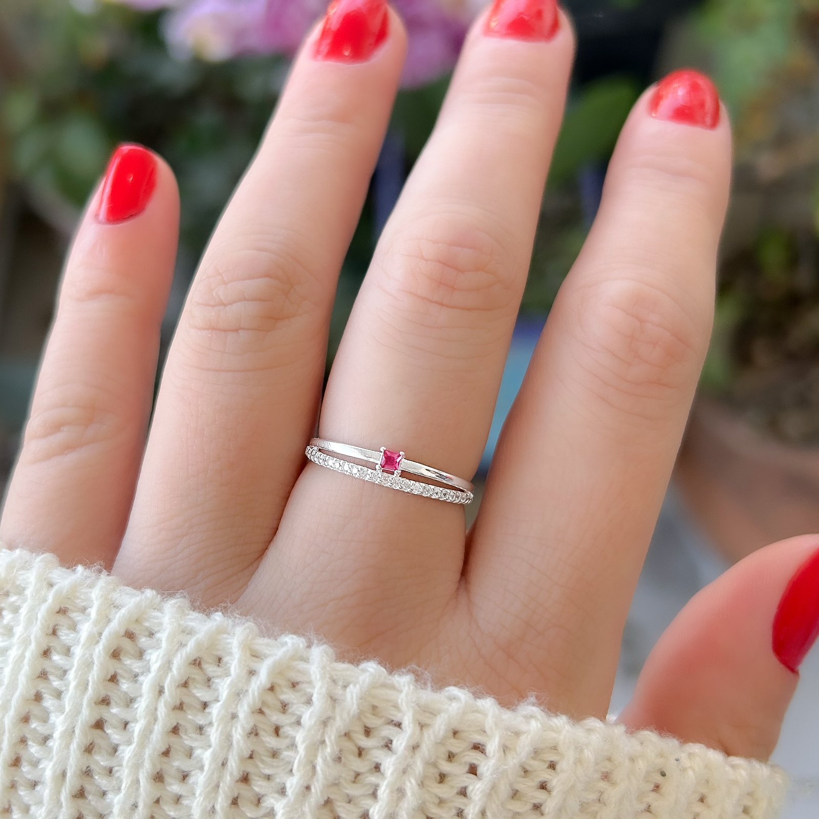 ANEL PRATA CRAVEJADO ZIRCONIA