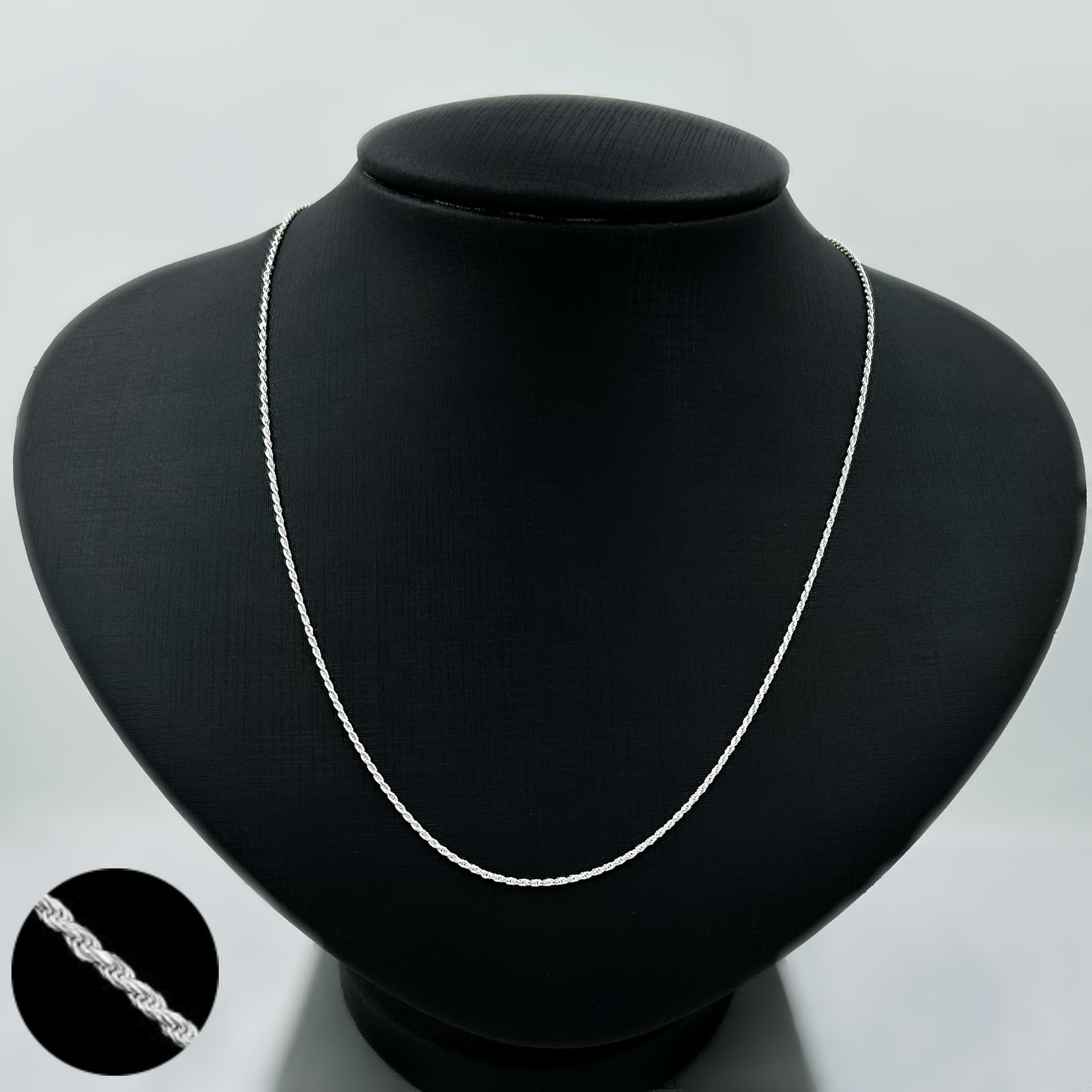 0052242 - CORRENTE PRATA CORDAO BAIANO 40 CM