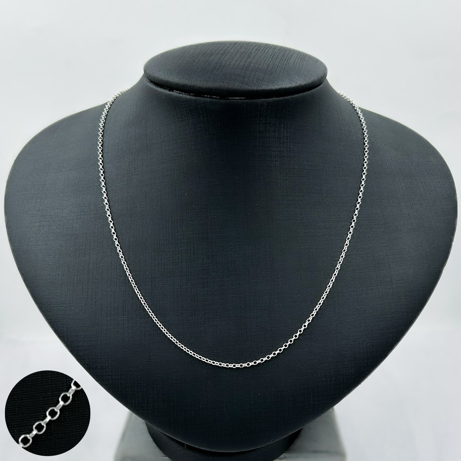 0052251 - CORRENTE PRATA ELO PORTUGUES 60 CM