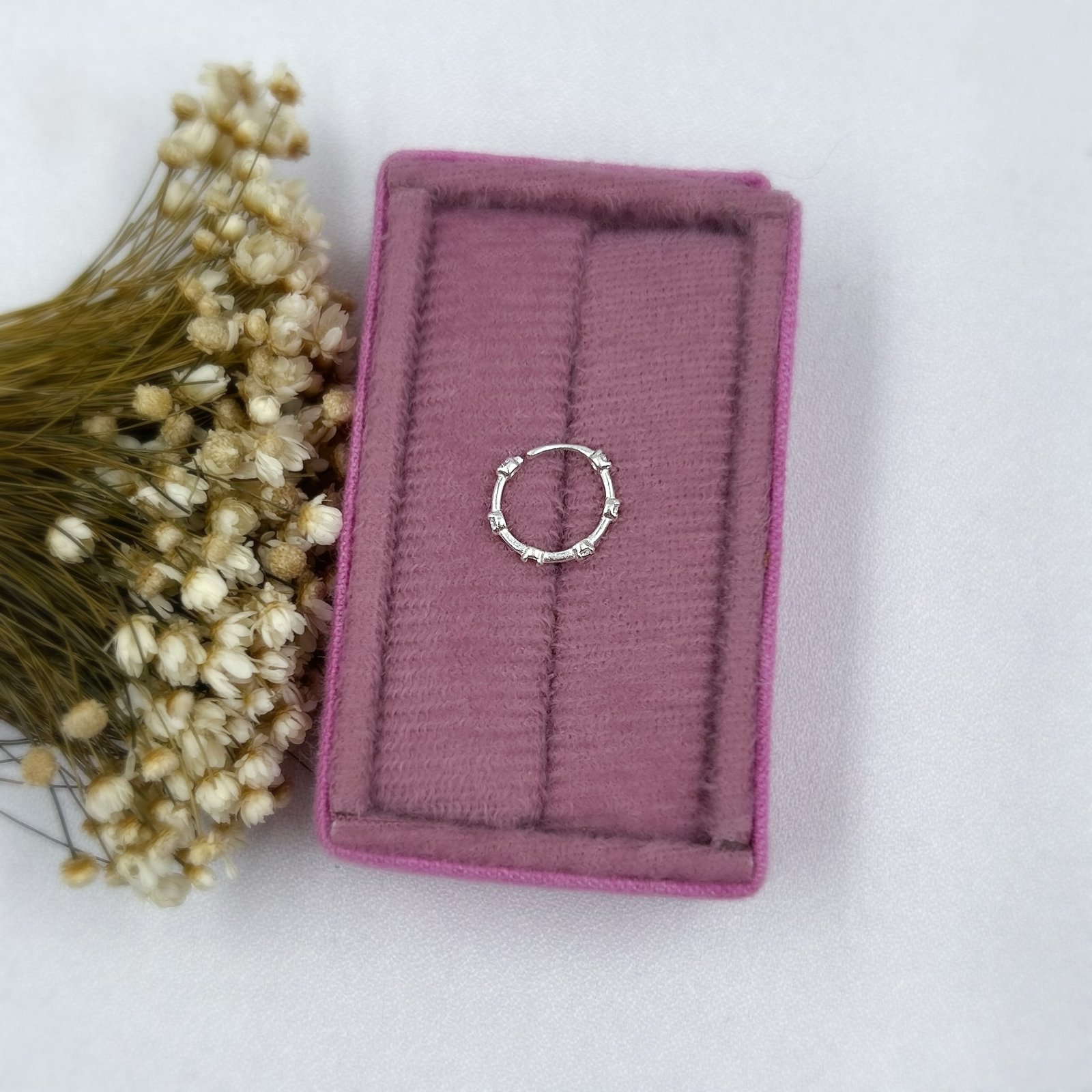 0062751 - PIERCING PRATA 6 PONTOS ZIRCONIAS